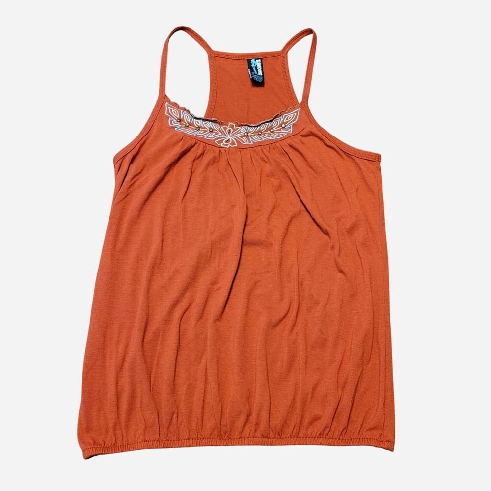 Listing TitleVintage Y2K Weavers Beaded Boho Tank Top